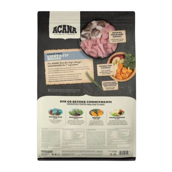 Best Acana Heritage Light & Fit Formula Alimento Para Perro