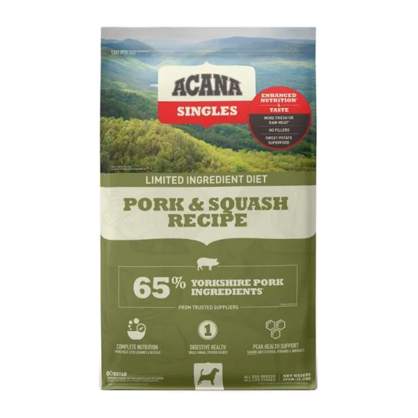 Hot Acana Singles Pork & Squash Alimento Para Perro