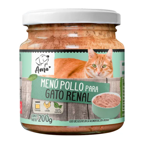 Best Ama Alimento Natural Para Gatos Renal 200Gr
