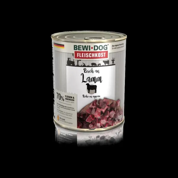 Sale Bewi dog Bewidog Latas Rico En Cordero Alimento H Medo Para Perros