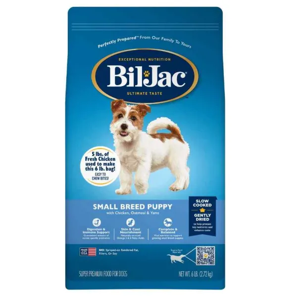 New Bil Jac Small Breed Puppy Alimento Para Perros 2.7 Kg