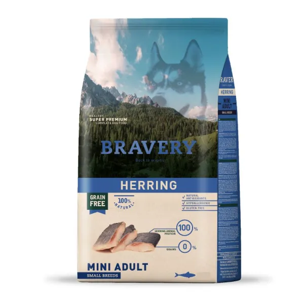 Online Bravery Herring Mini Adult Small Breeds Alimento Para Perro
