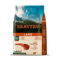 New Bravery Lamb Adult Large/Medium Breeds Alimento Para Perro