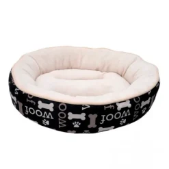 Outlet Dogit Cama Para Perro Dreamwell Redonda Negra