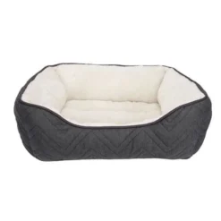 Discount Dogit Cama Para Perro Dreamwell Rectangular Gris Gris/Blanco