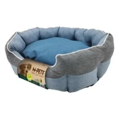 Sale Mpets Cama Para Perro Eco Moon Cushion - Blue