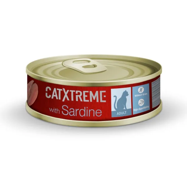 Discount Catxtreme Cat Adulto Steril Pat Con Sardina Alimento H Medo Para Gatos