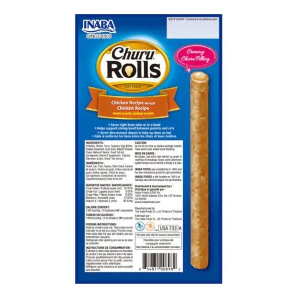 Best Churu Rolls Cat Chicken Recipe Wraps