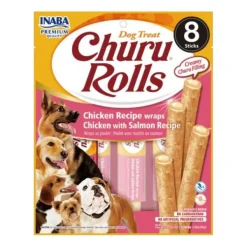 Hot Churu Rolls Dog Chicken Salmon Recipe Wraps