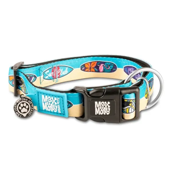 New Max & Molly Collar Aloha Con Smart Id