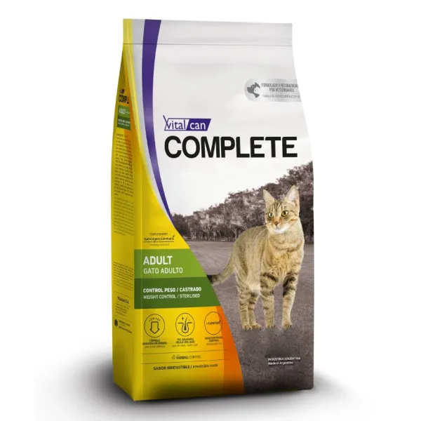 Outlet Vitalcan Complete Control De Peso Y Castrado Alimento Para Gatos