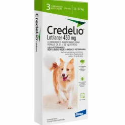 Online Credelio 450 Mg X 3 (11 - 22 Kg) Antiparasitarios