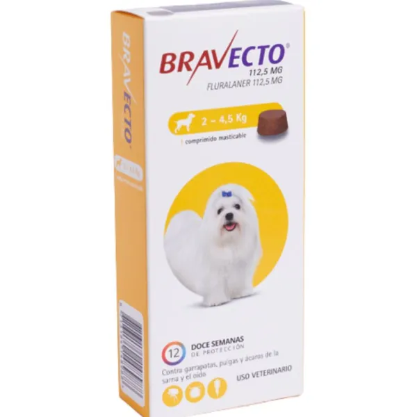 Bravecto Desparasitante Para Perros 2 Kg A 4,5 Kg