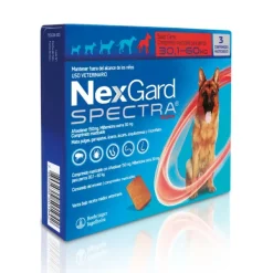 New Nexgard Spectra Desparasitante 3Comp Para Perros De 30,1 A 60 Kg