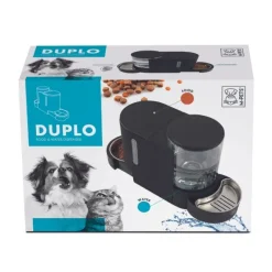 Mpets Dispensador Duplo De Comida Y Agua