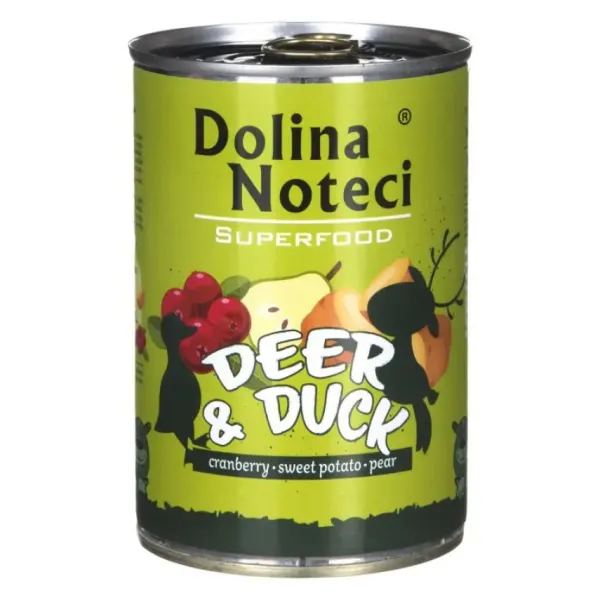 Clearance Dolina Noteci Dolina Superfood Lata De Ciervo Y Pato Alimento H Medo Para Perros
