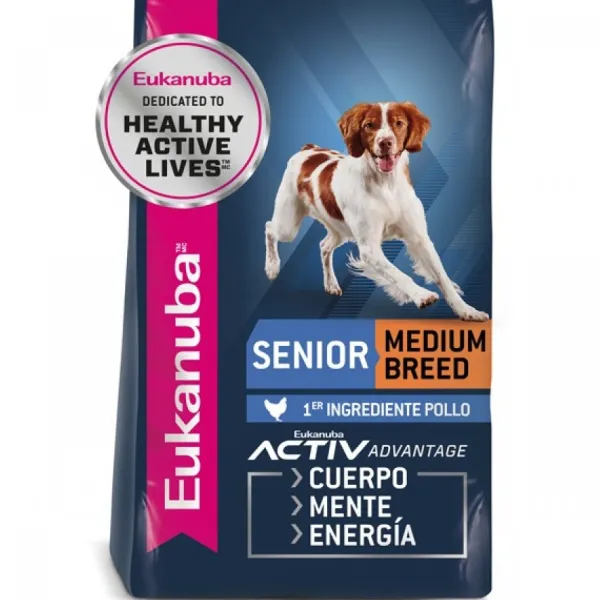 Best Eukanuba Senior Medium Alimento Para Perro