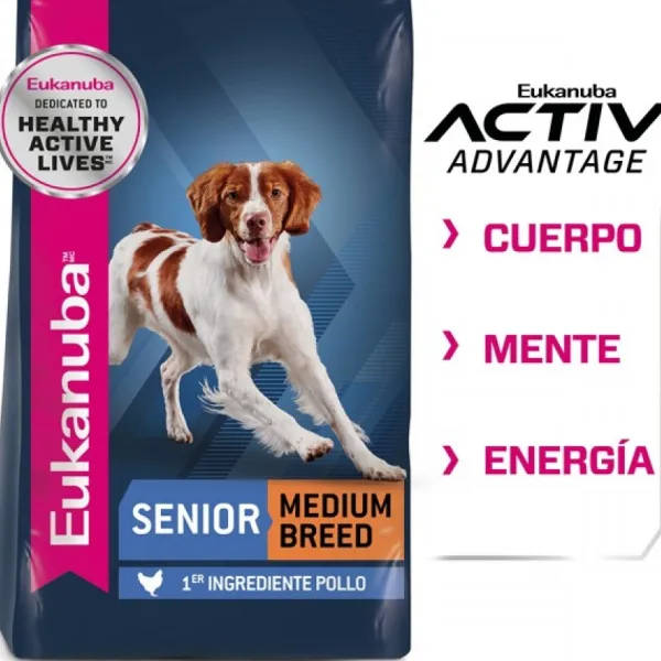 Best Eukanuba Senior Medium Alimento Para Perro