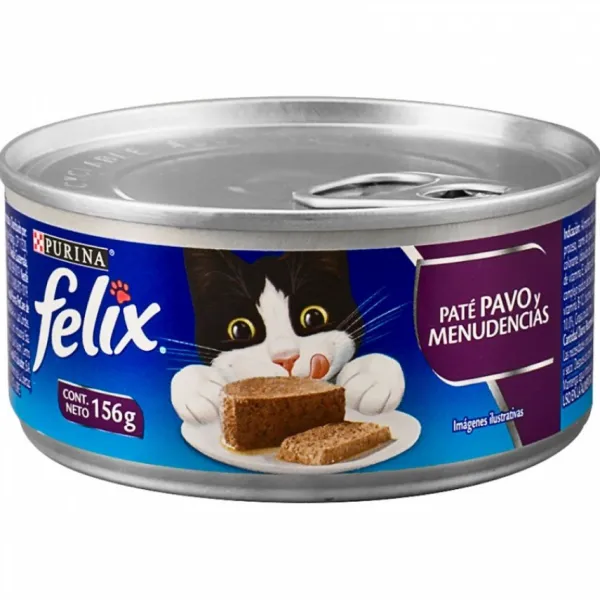 New Felix Original Pavo Y Menudencias Alimento H Medo Para Gatos