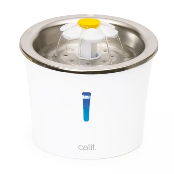Sale Catit Fuente Bebedera Acero Inox Flor 3 Lt