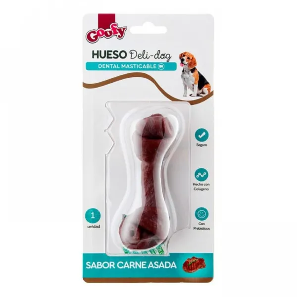 New Goofy Hueso Delidog Masticable Snack Para Perros