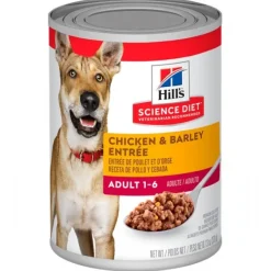 New Hill's Hills Canine Lata Adult Pollo Alimento H Medo Para Perros