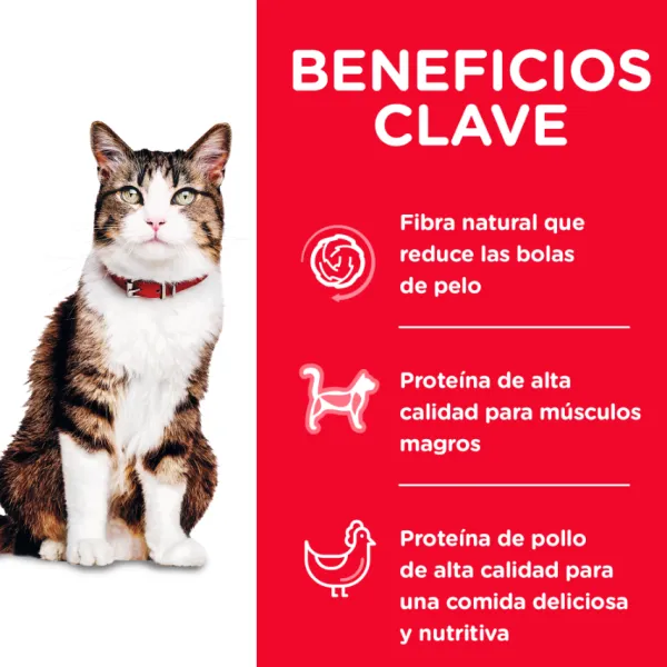 Best Hill's Hills Feline Adult Hairball Control Alimento Para Gato
