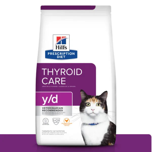 Online Hill's Hills Feline Y/D Thyroid Care 1.81 Kg