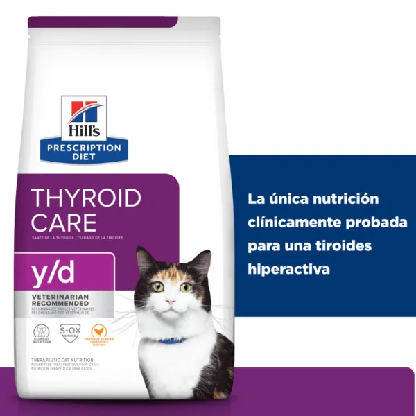 Online Hill's Hills Feline Y/D Thyroid Care 1.81 Kg