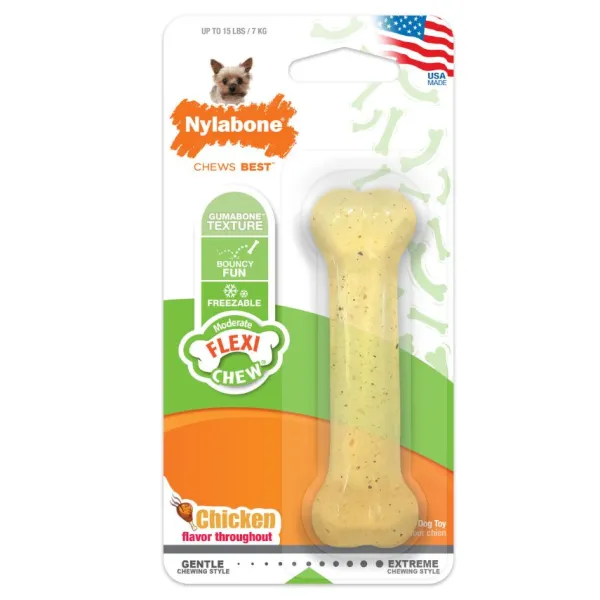 Online Nylabone Hueso Flexi Chew Sabor Pollo