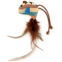 New Tk-Pet Juguete Pajaro Con Plumas