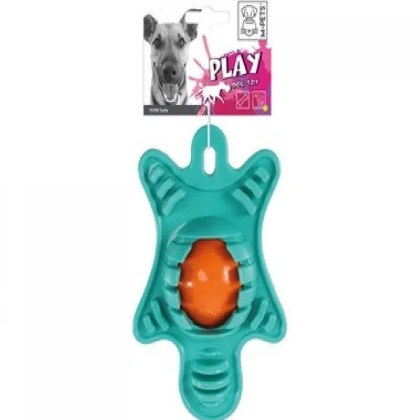 Mpets Juguete Para Perros Flyer Outdoor - Mancuerna Azul Amarillo