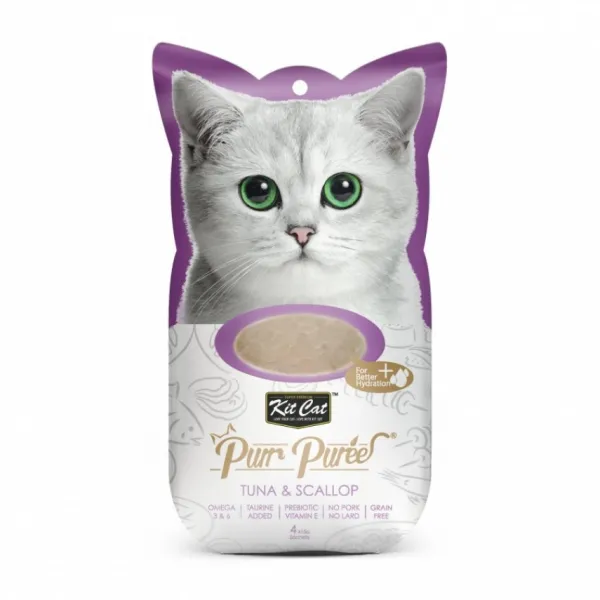 Outlet Kit Cat Kit-Cat Purr Puree Tuna & Scallop 60 Gr