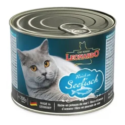 Hot Leonardo Lata Quality Selection Pescado Alimento H Medo Para Gatos 200Gr