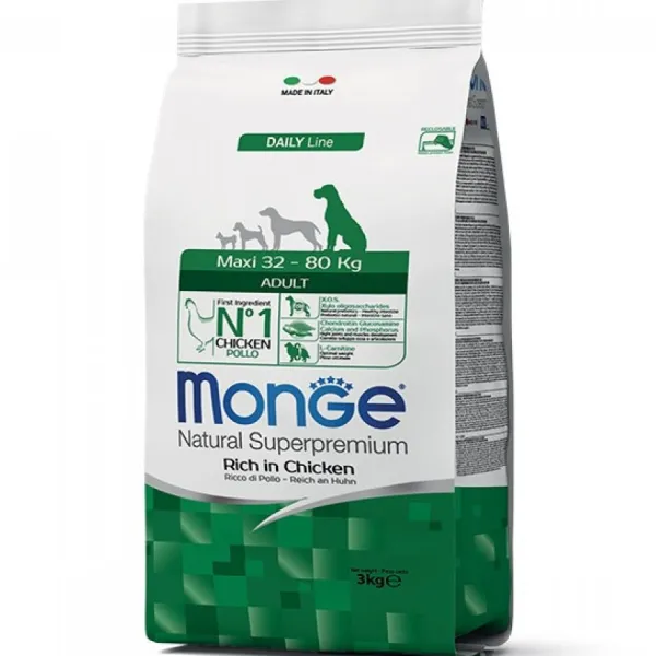 Best Monge Maxi Adulto Sabor Pollo Alimento Para Perros 12 Kg