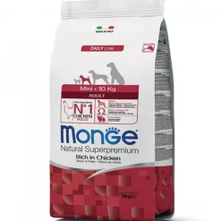 Discount Monge Mini Adult Chicken 3 Kg Alimento Para Perro