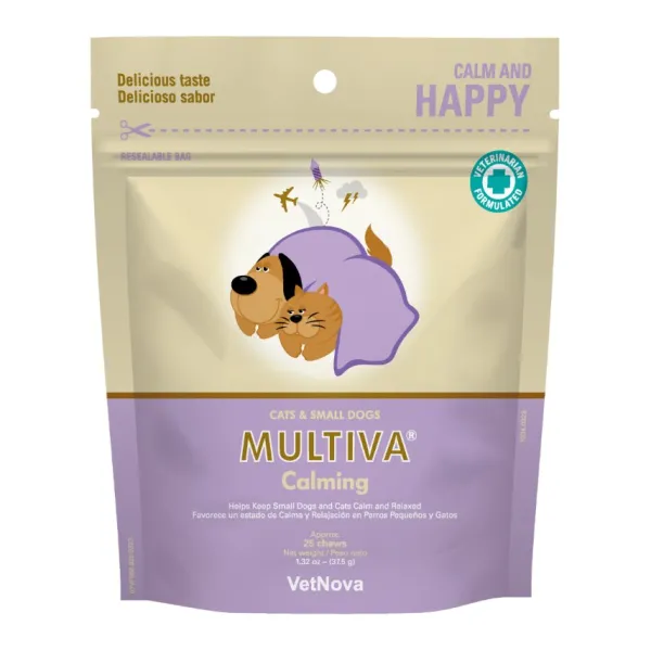 Clearance Vetnova Multiva Calming Cat & Small Dogsnack