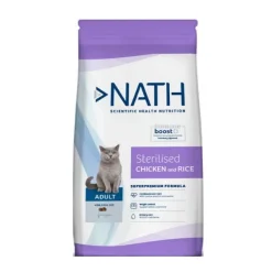 Discount Nath Cat Adulto Esterilizado Sabor Pollo Y Arroz Alimento Para Gatos