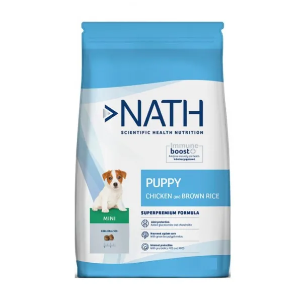 Online Nath Puppy Mini Sabor Pollo Y Arroz Integral Alimento Para Perros
