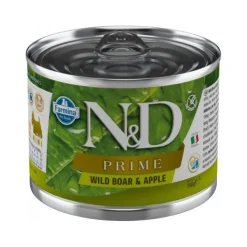 Online Natural&Delicious N&D Alimento H Medo Dog Prime Wild Boar & Apple Mini 140 Gr