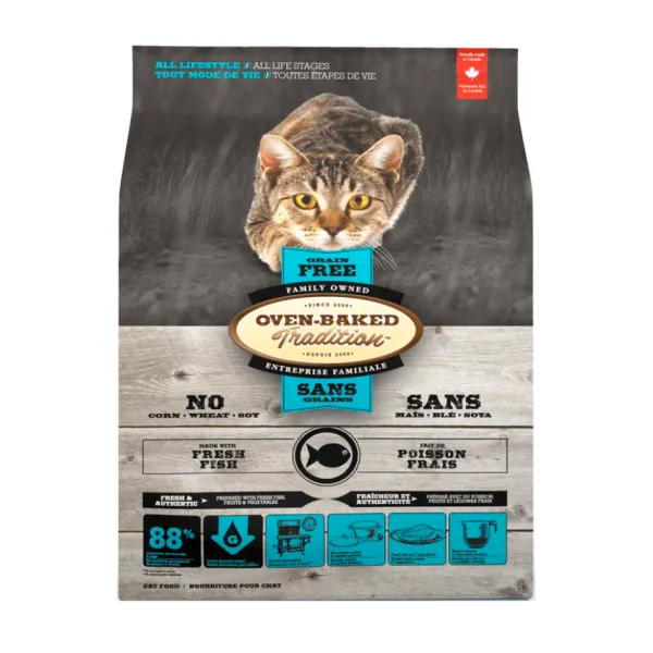 Hot Oven Baked Tradition Gf Fish Cat Food All Lifestyle / All Life Stages Alimento Para Gato