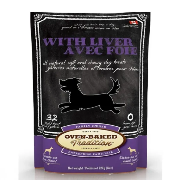 Hot Oven Baked Tradition Liver Dog Treats Snacks