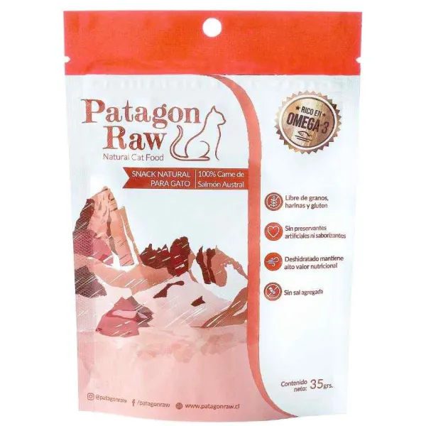 Online Patagon Raw Gato Snack 100% Salmon Austral 35Gr