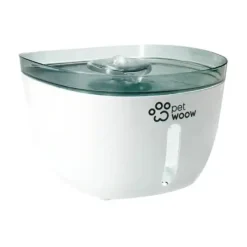 Best Pet Woow Dispensador De Agua Para Mascotas - Blanco Con Negro