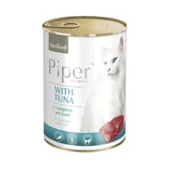 Outlet Piper Lata De At N Alimento H Medo Para Gatos 400 Gr