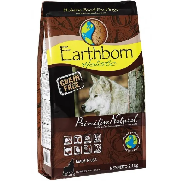 Clearance Earthborn Holistic Primitive Natural Grain Free Alimento Para Perro