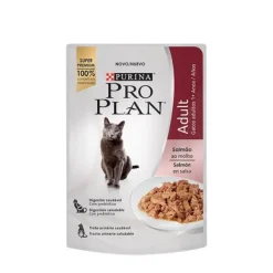 Pro Plan Proplan Wet Pouch Adult Sabor Salm N Alimento H Medo Para Gatos
