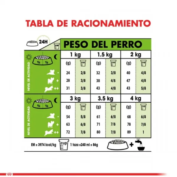 Royal Canin Alimento Seco Perro Adulto X-Small Adult 8+ 1Kg