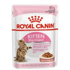 Clearance Royal Canin Kitten Sterilised Alimento H Medo Para Gatos 85Gr