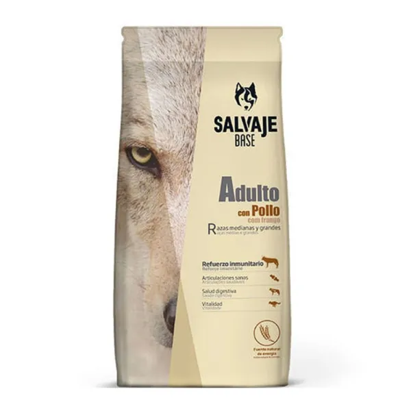 Outlet Salvaje Adulto Con Pollo 15 Kg Alimento Para Perro